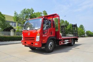 這款國六挖機平板運輸車很火，關(guān)注沒？